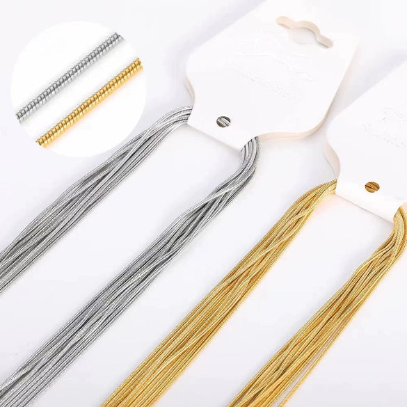 Wholesale Jewelry Stainless Steel O Word Chain Original Design Geometric Electroplating Diy Christmas Accessories Making Materials