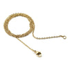 Wholesale Jewelry Stainless Steel Ochain Fashion Geometric Hirback Electroplated For Women