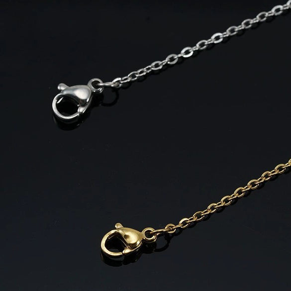 Wholesale Jewelry Stainless Steel Ochain Fashion Geometric Hirback Electroplated For Women