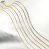 Wholesale Jewelry Stainless Steel Ochain Fashion Geometric Hirback Electroplated For Women