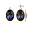 Wholesale Jewelry Stainless Steel Oval Round Fivepointed Star Dropshaped Love Crystal Glass Pendant Earrings Necklace Handmade Electroplating
