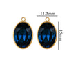 Wholesale Jewelry Stainless Steel Oval Round Fivepointed Star Dropshaped Love Crystal Glass Pendant Earrings Necklace Handmade Electroplating