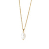 Wholesale Jewelry Stainless Steel Pearl Pendant Necklace 18K Gold Plated For Women