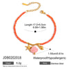 Wholesale Jewelry Stainless Steel Pearl Starfish Conch Rib Shell Pendant Bracelet Electroplated Geometric Light Luxury Minimalist Style For Women