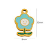 Wholesale Jewelry Stainless Steel Plant Flowers Oil Drop Pendant