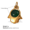 Wholesale Jewelry 316L Stainless Steel Plated 18K Gold Dragonfly Bear Pendant Necklace For Women