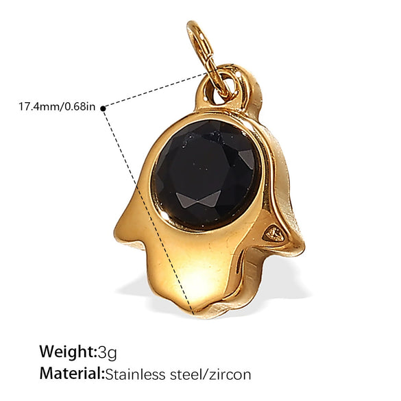 Wholesale Jewelry 316L Stainless Steel Plated 18K Gold Dragonfly Bear Pendant Necklace For Women