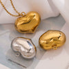 Wholesale Jewelry Stainless Steel Polished Electroplated Love Heart Pendant Necklace