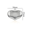 Wholesale Jewelry Stainless Steel Polished Electroplated Love Heart Pendant Necklace