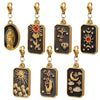 Wholesale Jewelry Stainless Steel Rectangular Tarot Star Band Lobster Buckle With Enamel And Totem Pattern Electroplating Treatment