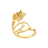 Wholesale Jewelry Stainless Steel Ring With Letters Numbers Text Electroplated
