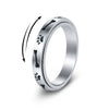 Wholesale Jewelry Stainless Steel Rotatable Stress Relief Ring Animal Zodiac Style Seiko