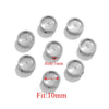 Wholesale Jewelry Stainless Steel Round Enamel Beaded Geometric Totem Electroplated Necklace