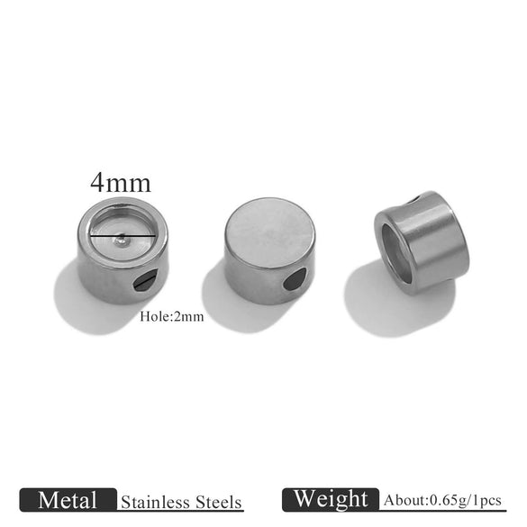 Wholesale Jewelry Stainless Steel Round Enamel Beaded Geometric Totem Electroplated Necklace