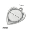 Wholesale Jewelry Stainless Steel Round Pendant Handmade Vacuum Plated Geometric Style