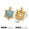 Wholesale Jewelry Stainless Steel Sea Turtle Pendant With Oil Drop Design And Electroplating Process