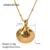 Wholesale Jewelry Stainless Steel Shell Geometric Electroplating Earrings And Bracelet