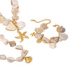 Wholesale Jewelry Stainless Steel Shell Starfish Conch Pendant Bracelet Necklace For Women With Electroplating