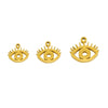Wholesale Jewelry 316L Stainless Steel Smiley Face Pendant Necklace With 18K Gold Electroplating For Women