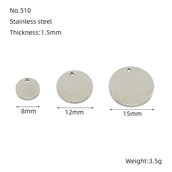 Wholesale Jewelry 316L Stainless Steel Smiley Face Pendant Necklace With 18K Gold Electroplating For Women