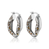 Wholesale Jewelry Stainless Steel Snake Bone Chain And Snake Pattern Earrings For Women With Electroplating Treatment And Personality Style