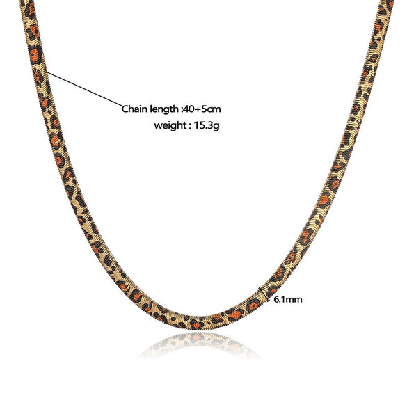Wholesale Jewelry Stainless Steel Snake Bone Chain And Snake Pattern Earrings For Women With Electroplating Treatment And Personality Style