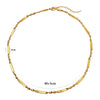 Wholesale Jewelry Stainless Steel Snake Bone Chain Geometric Electroplating Design Unisex Minimalist Style