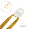 Wholesale Jewelry Stainless Steel Snake Bone Chain With Wave Pattern And Electroplating Vacuum Plating For Diy Handmade Supplies