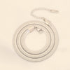 Wholesale Jewelry Stainless Steel Snake Chain Clavicle Necklace Electroplated