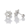 Wholesale Jewelry Stainless Steel Snowflake Ear Nail Accessories With Drilling Position Pin Screw And Polishing Process