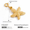 Wholesale Jewelry Stainless Steel Star Heart Love Polygon Electroplated Women's