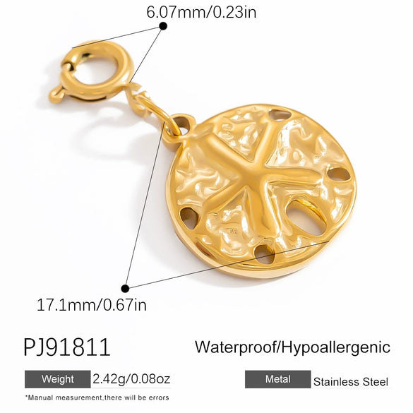 Wholesale Jewelry Stainless Steel Star Heart Love Polygon Electroplated Women's