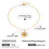 Wholesale Jewelry Stainless Steel Titanium Steel Geometric Pendant Necklace Electroplating
