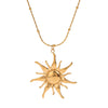 Wholesale Jewelry Stainless Steel Titanium Steel Geometric Pendant Necklace Electroplating