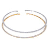 Wholesale Jewelry Stainless Steel Titanium Steel Geometric Style Electroplated Collar Necklace For Women