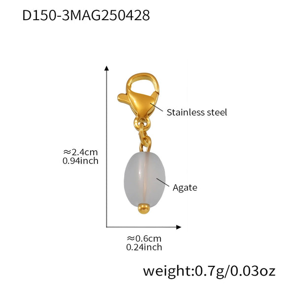 Wholesale Jewelry 316L Stainless Steel 316L Stainless Steel Geometric Style Electroplating Multielement Necklace For Women