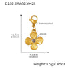 Wholesale Jewelry 316L Stainless Steel 316L Stainless Steel Geometric Style Electroplating Multielement Necklace For Women