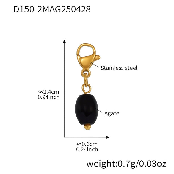 Wholesale Jewelry 316L Stainless Steel 316L Stainless Steel Geometric Style Electroplating Multielement Necklace For Women