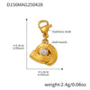 Wholesale Jewelry 316L Stainless Steel 316L Stainless Steel Geometric Style Electroplating Multielement Necklace For Women