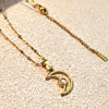 Wholesale Jewelry Stainless Steel Titanium Steel Ushaped Pendant Necklace Electroplating Minimalist Vintage Style Unisex