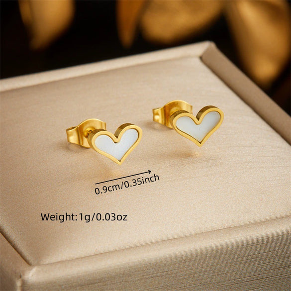 Wholesale Jewelry Stainless Steel Twopiece Set With Simple Design And Electroplating Include Necklace And Earrings
