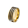 Wholesale Jewelry Stainless Steel Unisex Oil Dripping Geometric Ring