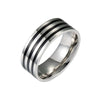 Wholesale Jewelry Stainless Steel Unisex Oil Dripping Geometric Ring