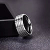 Wholesale Jewelry Stainless Steel Unisex Ring With Letters Numbers Text Electroplating Process