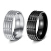 Wholesale Jewelry Stainless Steel Unisex Ring With Letters Numbers Text Electroplating Process