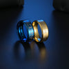Wholesale Jewelry Stainless Steel Unisex Viking Letter Ring With Electroplating