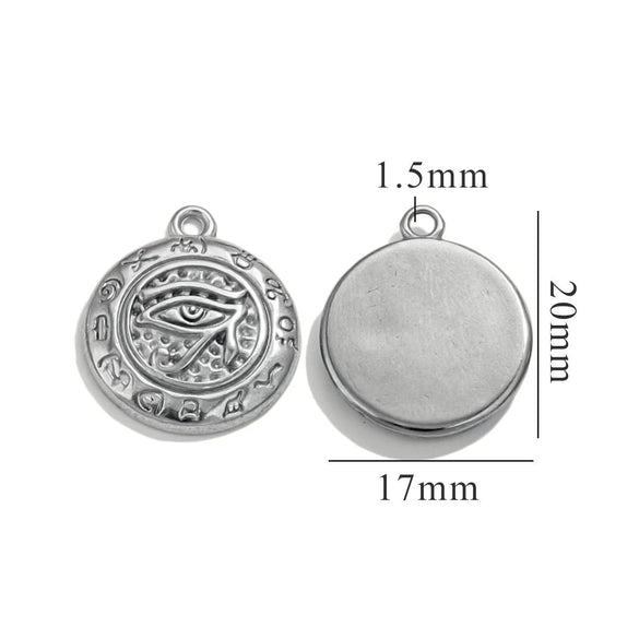 Wholesale Jewelry Stainless Steel Vintage Heart Shape Pendant Necklace With Electroplating Treatment For Women