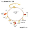 Wholesale Jewelry 316L Stainless Steel Weight Glaze Pendant Necklace And Bracelet Set With Fashion Creative Design And Electroplating Treatment
