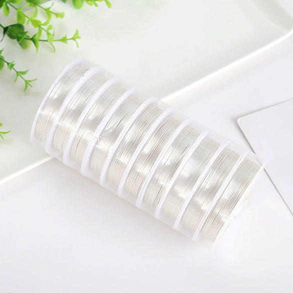 Wholesale Jewelry Stainless Steel Wire Machining Copper Wire Shaping Colorpreserving Oxidation Handmade Beading Wire Decorative Shape