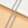 Wholesale Jewelry Stainless Steel Y2k Chain Electroplated Bracelet Necklace Accessories